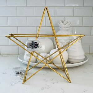 Scott Living Luxe Metal LED Star Table Decor